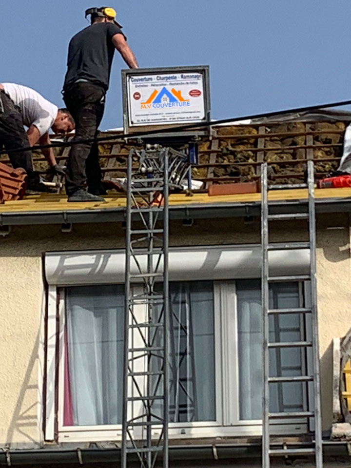 Pendant ravalement de façade à Longjumeau dans l'Essonne 91 Pendant ravalement de façade à Longjumeau dans l'Essonne 91